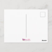 ゴールデンクリステッドグリーンヘディングフィンチファンタジー鳥 ポストカード (裏面)