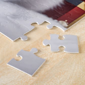 ゴールデンクリスマスと子猫 ジグソーパズル (側面)