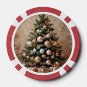 「ゴールデンクリスマスの夢」 ポーカーチップ (裏面)
