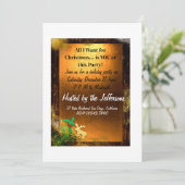 ゴールデンクリスマスの招待 招待状 (スタンド正面)