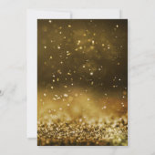 ゴールデンクリスマスの招待 招待状 (裏面)