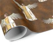 ゴールデンクリスマスエンジェル ラッピングペーパー (ロールコーナー)