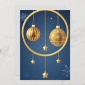 ゴールデンクリスマスオーナメントつるズ シーズンカード (正面/裏面)