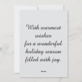 ゴールデンクリスマスオーナメントつるズ シーズンカード (裏面)