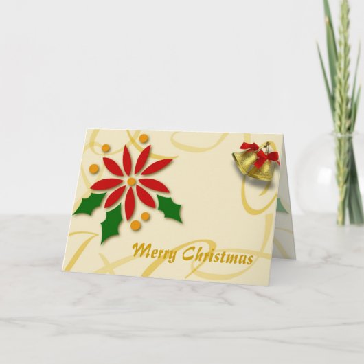 ゴールデンクリスマスカード シーズンカード (正面)
