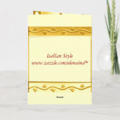 ゴールデンクリスマスカード シーズンカード (裏面)