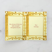 ゴールデンクリスマスカード シーズンカード (内部)