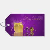ゴールデンクリスマスギフトボックス ギフトタグ (裏面横)