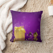 ゴールデンクリスマスギフトボックス クッション (ブランケット)