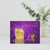 ゴールデンクリスマスギフトボックス シーズンポストカード (スタンド正面)