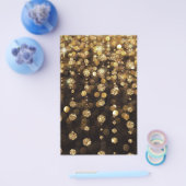 ゴールデンクリスマスグリッターキラキラ チラシ (シングル)