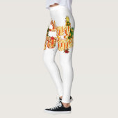 ゴールデンクリスマスススススパークル – フェスティバルツリー レギンス (左)