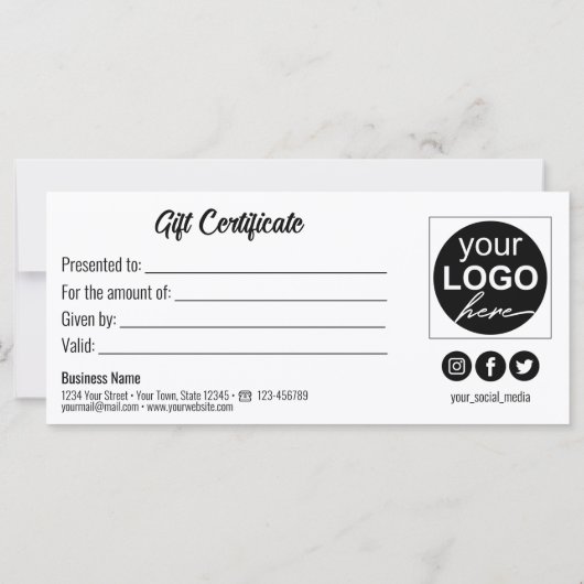 ゴールデンクリスマススターブルー《写真》ぼけ味ギフト証明書 (裏面)