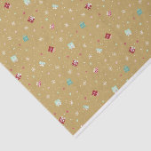 ゴールデンクリスマススター、ギフト、雪片 薄葉紙 (詳細)