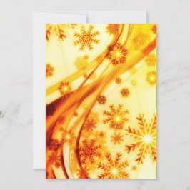 ゴールデンクリスマススノーフレーク シーズンカード