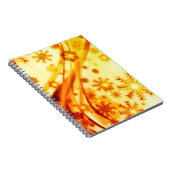 ゴールデンクリスマススノーフレーク ノートブック (右側)