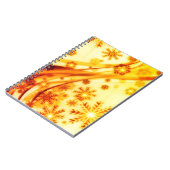 ゴールデンクリスマススノーフレーク ノートブック (左側)