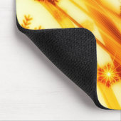 ゴールデンクリスマススノーフレーク マウスパッド (コーナー)