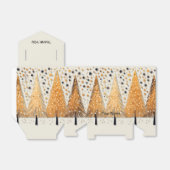 ゴールデンクリスマスツリーシャイニースノーフレークの休日 フェイバーボックス (折り畳みなし)