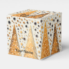 ゴールデンクリスマスツリーシャイニースノーフレークの休日 フェイバーボックス