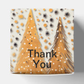 ゴールデンクリスマスツリーシャイニースノーフレークの休日 フェイバーボックス (上部)