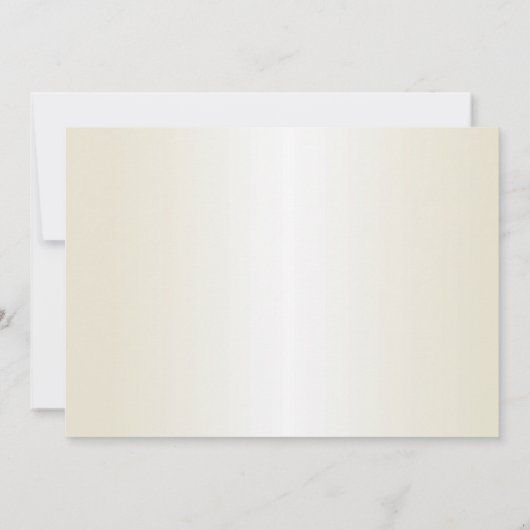 ゴールデンクリスマスツリーシャイニースノーフレークの休日 招待状 (裏面)