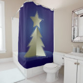 ゴールデンクリスマスツリー シャワーカーテン (インサイチュ)