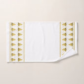 ゴールデンクリスマスツリー バスタオルセット (ハンドタオル)