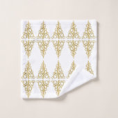 ゴールデンクリスマスツリー バスタオルセット (ウォッシュタオル)