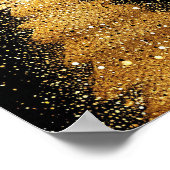 ゴールデンクリスマスツリー ポスター (角)