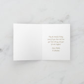 ゴールデンクリスマスデコレーションボールノンフォト シーズンカード (内部)