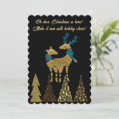 ゴールデンクリスマストナカイのカップル松の木黒 シーズンカード (スタンド正面)