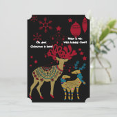 ゴールデンクリスマストナデナーズレッドスノーフレークスノルディック シーズンカード (スタンド正面)