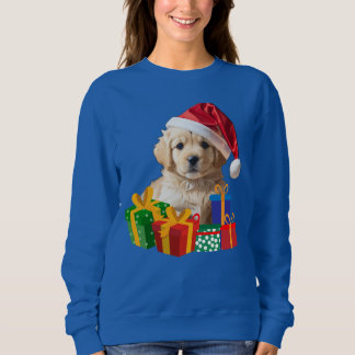 ゴールデンクリスマスパピー スウェットシャツ