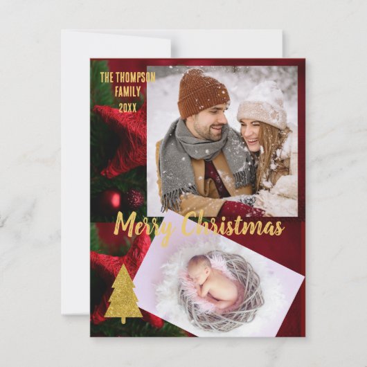 ゴールデンクリスマスフォトエレガントスクリプト文字ファミリー (正面)