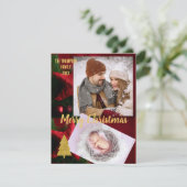 ゴールデンクリスマスフォトエレガントスクリプト文字ファミリー (スタンド正面)