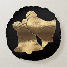 ゴールデンクリスマスベルエレガントズブラックと金ゴールド