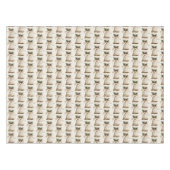 ゴールデンクリスマスベルビューティフルグリーン離れズ テーブルクロス (正面(横))