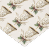 ゴールデンクリスマスベルビューティフルグリーン離れズ テーブルクロス (アングル)