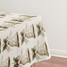 ゴールデンクリスマスベルビューティフルグリーン離れズ テーブルクロス