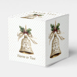 ゴールデンクリスマスベル光沢のある星グリーン離れ フェイバーボックス