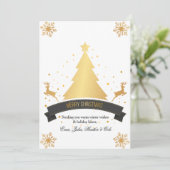 ゴールデンクリスマスホリデーカード シーズンカード (スタンド正面)