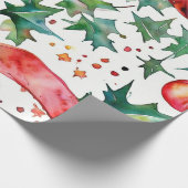 ゴールデンクリスマスボールエレガンス ラッピングペーパー (角)