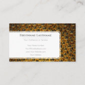 ゴールデンクリスマスボールプロフェッショナルイベントマネージャー 名刺 (裏面)