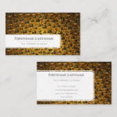 ゴールデンクリスマスボールプロフェッショナルイベントマネージャー 名刺 (正面/裏面)