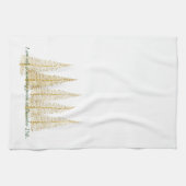 ゴールデンクリスマスモーニングティーキッチンタオル キッチンタオル (横)