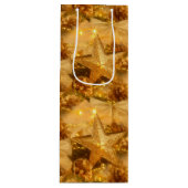 ゴールデンクリスマスワイン抱き枕 ワインギフトバッグ (正面)