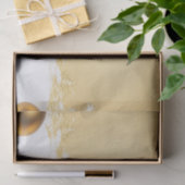 ゴールデンクリスマス雪だるまホリデーティッシュペーパー 薄葉紙 (ギフト)