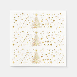 ゴールデンクリスマス スタンダードカクテルナプキン