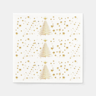 ゴールデンクリスマス スタンダードカクテルナプキン